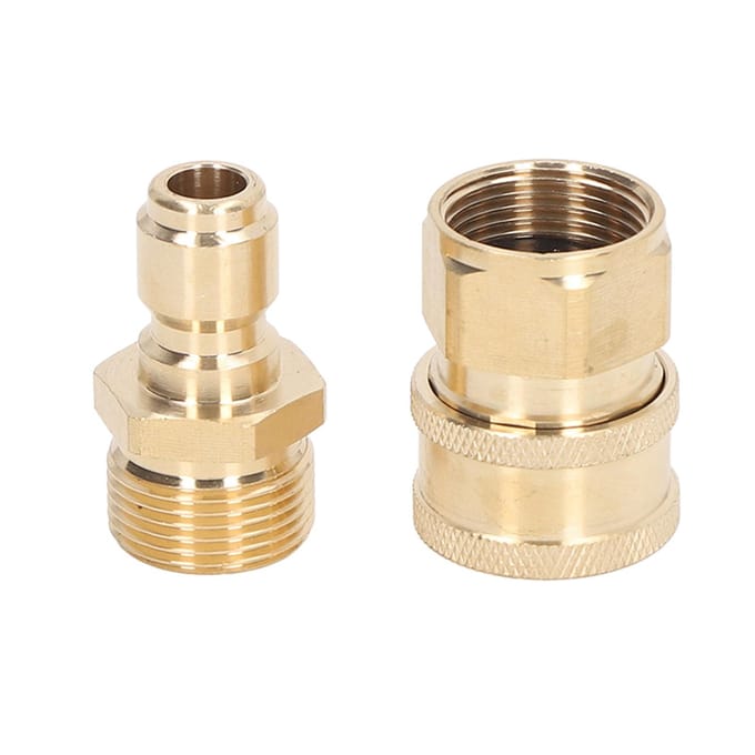 5000PSI Hogedrukreiniger Koppelingen Wasmachine Slang Adapter Vrouwelijk Mannelijk Connectoren M18x1.5mm