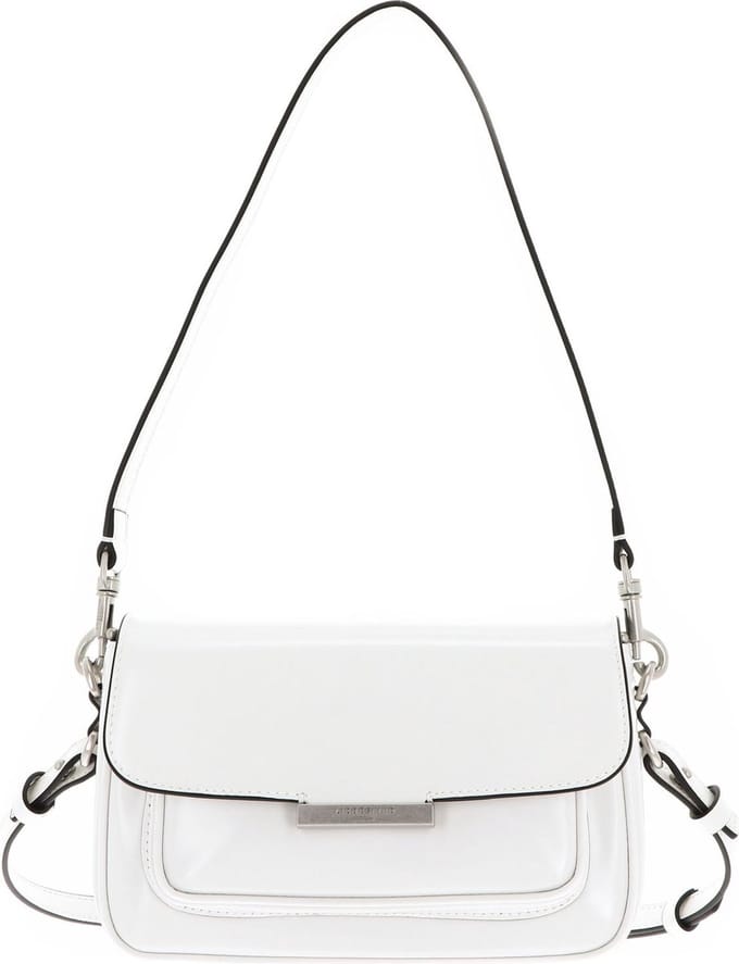 LIEBESKIND BERLIN Schoudertas Andrea Spazzolato Crossbody White Wit