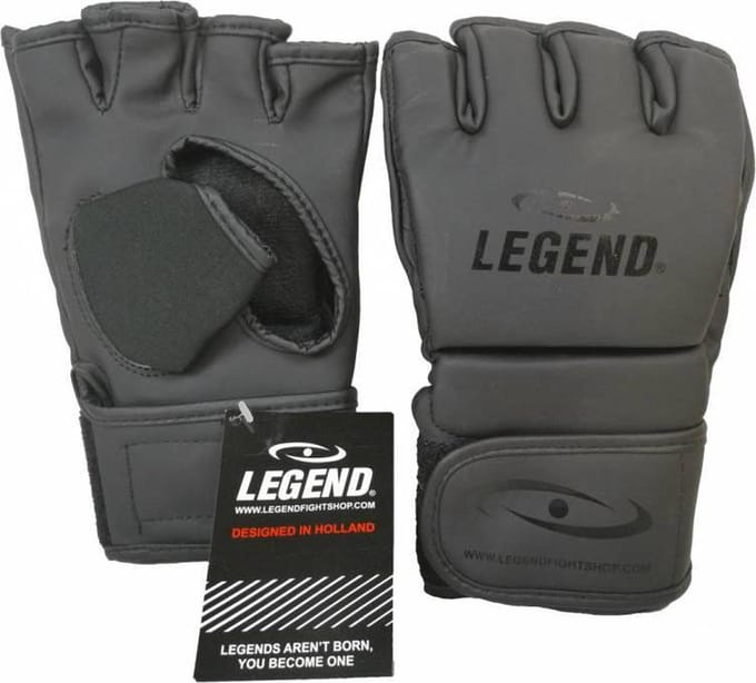 Bokszak / MMA Handschoenen Heren/Dames Mat Zwart PU XXS