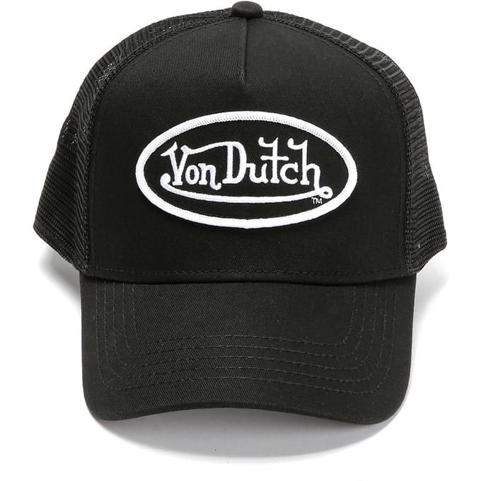Von Dutch Staple Trucker Cap - Zwart- Dames, Zwart One Size
