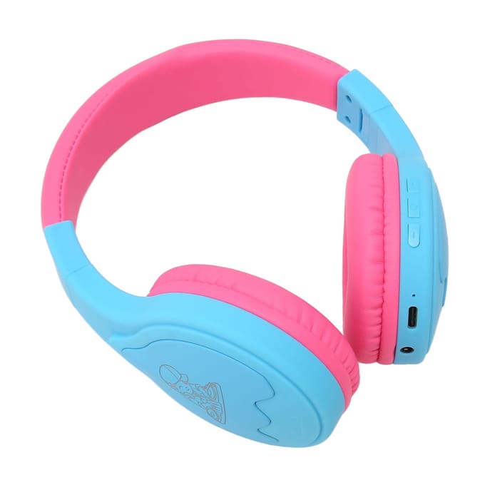 Casque Bluetooth pour enfants, stéréo, réduction du bruit, lumière RVB, pliable, sans fil, avec