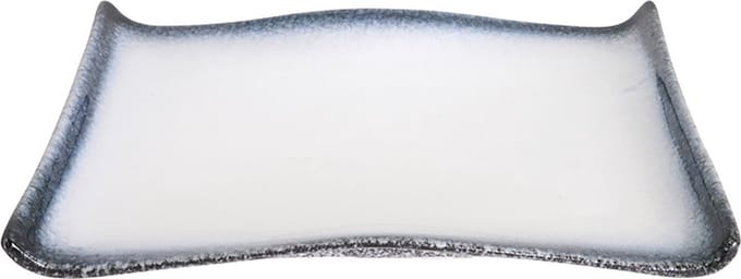 Tokyo Design Studio - Tajimi Serveerbord - Blauw/Wit - 30 x 22,2 cm - Japans Servies