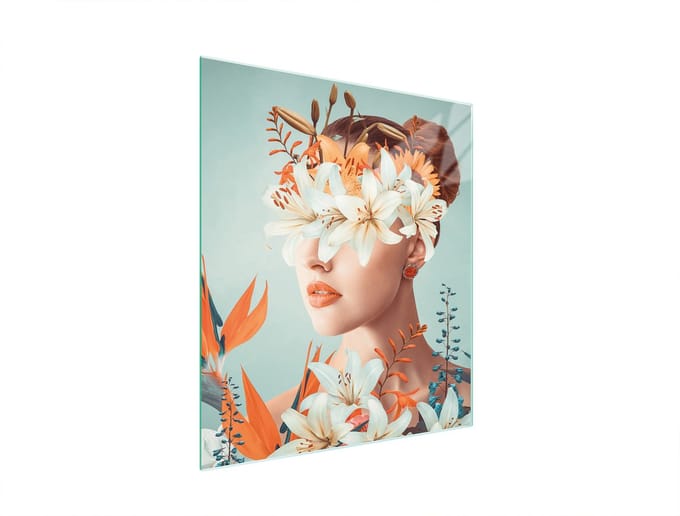 TMK ArtDeko - Snijplank - Glas - 45x52 cm - Vrouw Design