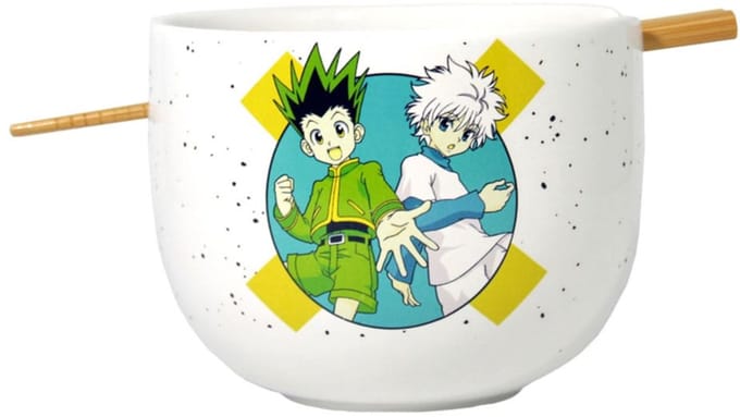 Just Funky Hunter x Hunter Ramen Bowl met Chopsticks 414 ml Kitchen- and Tableware