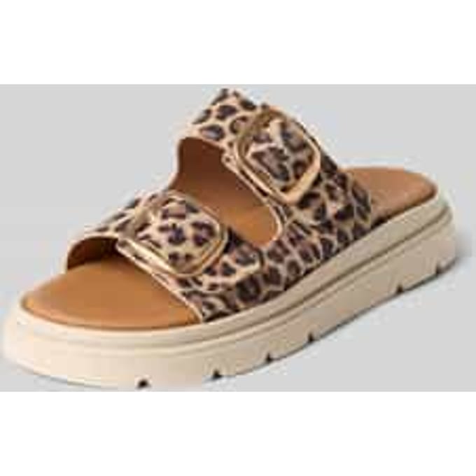 Tamaris Leopard Slippers bruin Leer - Dames - Maat 41