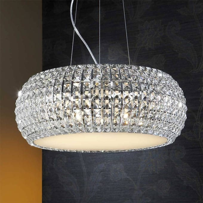 Schuller Valencia Schitterende hanglamp DIAMOND, rond