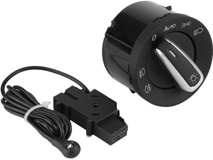 ONF3 - Auto Koplamp Schakelaar - Controle Module - Betrouwbaar en Duurzaam - 8 x 5 x 5 cm - Sensor Module - Voor Diverse Auto's - 130 g