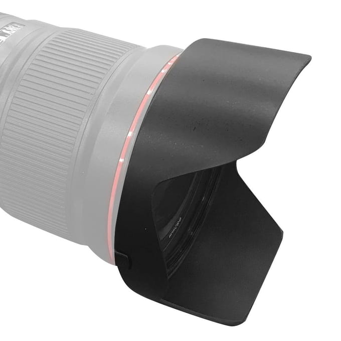 EW-88D Camera Mount Zonnekap voor Canon 16-35mm F2.8III Lens black