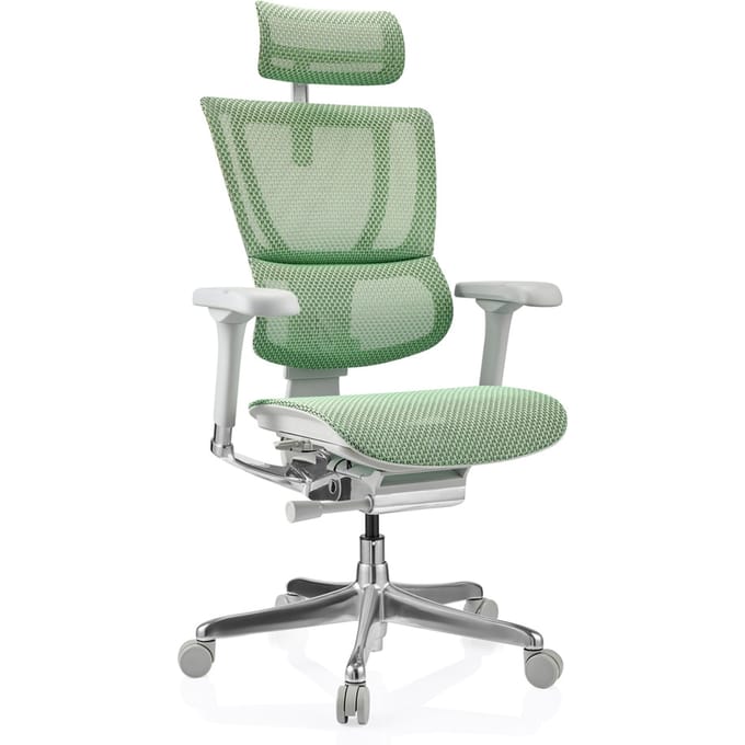 Bureaustoel / Directiestoel ERGOHUMAN SLIM G GEN2 Netstof groen hjh OFFICE