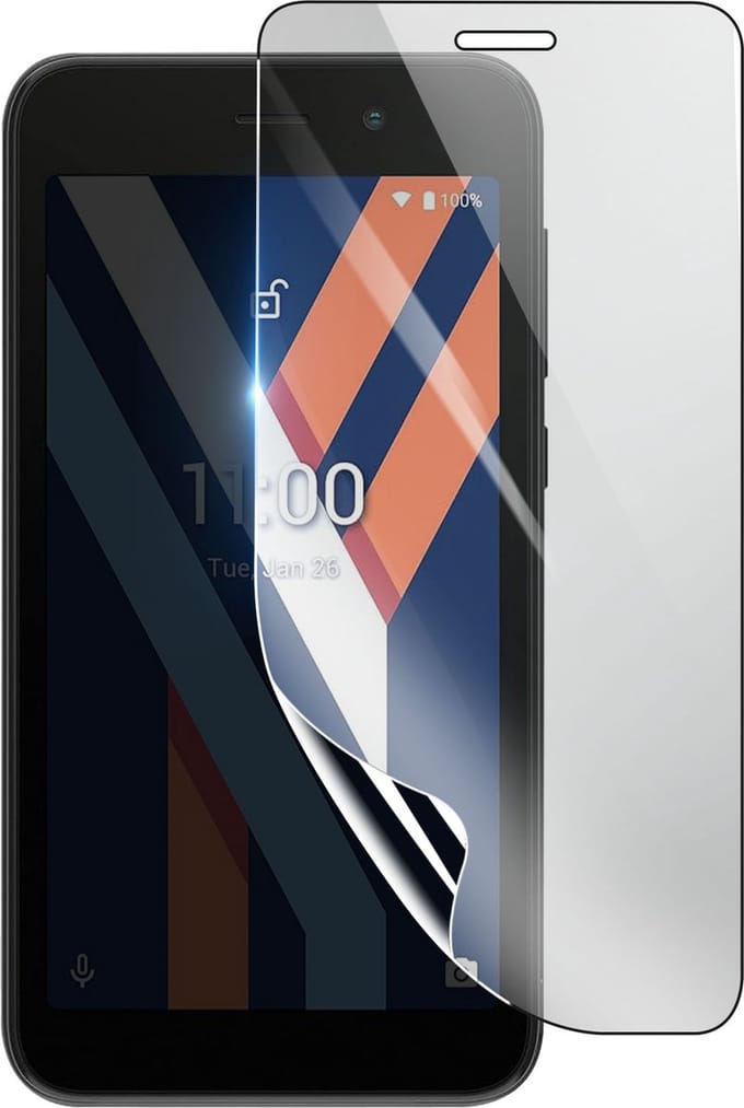 3mk, Geschikt voor Wiko Y52, Schokbestendige Hydrogel Screenprotector, Transparant