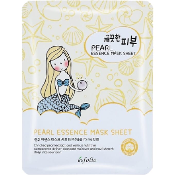 esfolio - Pure Skin Pearl Essence Mask Sheet Set 10pcs 25ml x 10pcs