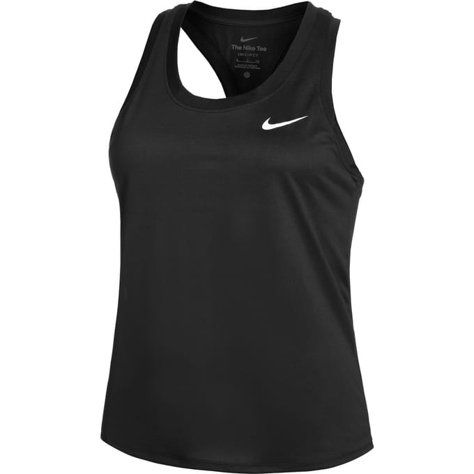 Nike Dri-Fit Racerback Tanktop Dames-Zwart