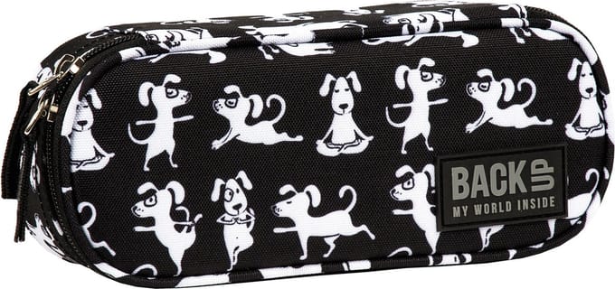 BackUP Yogahondjes etui - 20 x 13 x 5 cm - Zwart