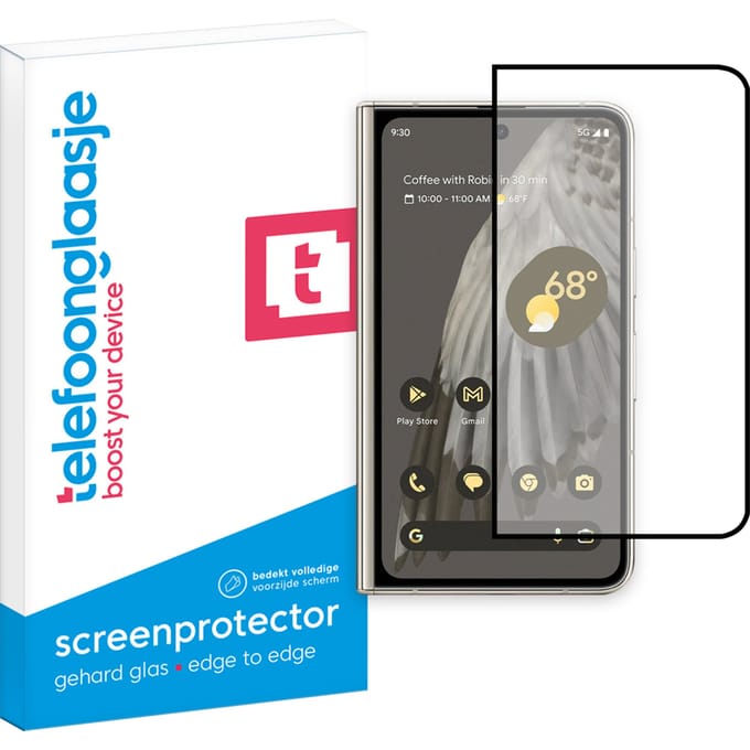Google Pixel Fold screenprotector gehard glas Edge to Edge