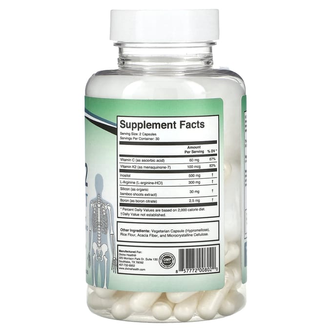James Colonie's Silical 2, Botondersteuning, 60 Capsules