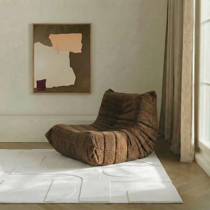 Vloerkleed Scandinavisch Ivoor wit hoog/laag donna 200 x 290cm Mrcarpet