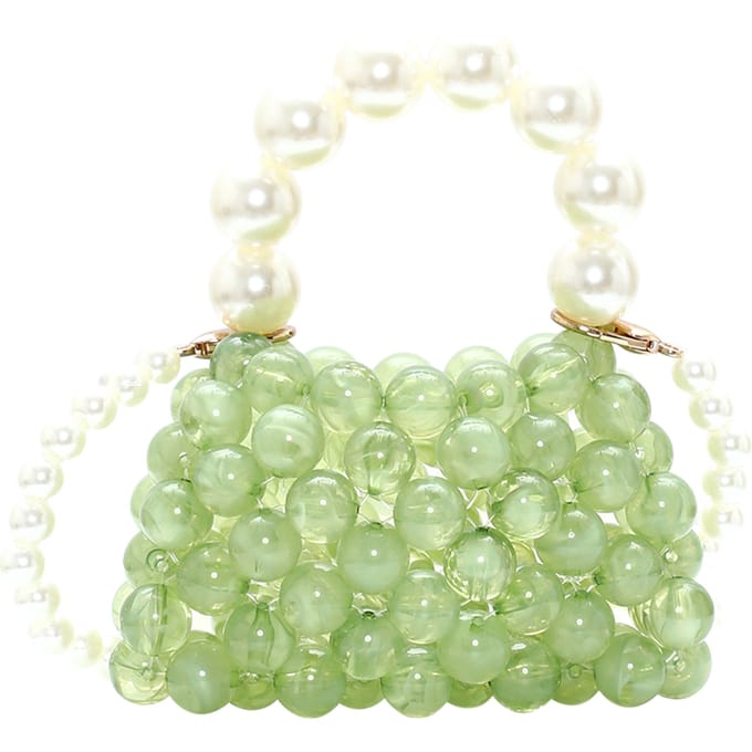 Mymo Handtas Dames Groen Wit
