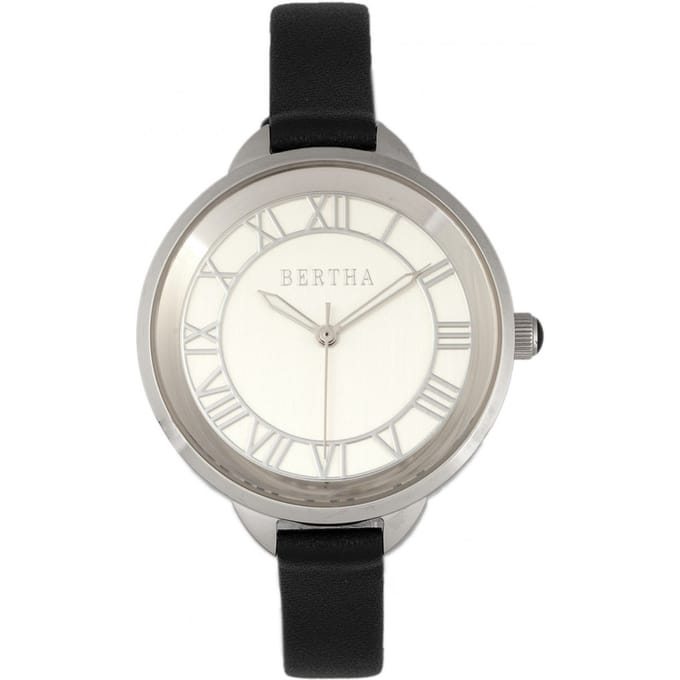 Bertha Madison Sunray wijzerplaat lederen band horloge