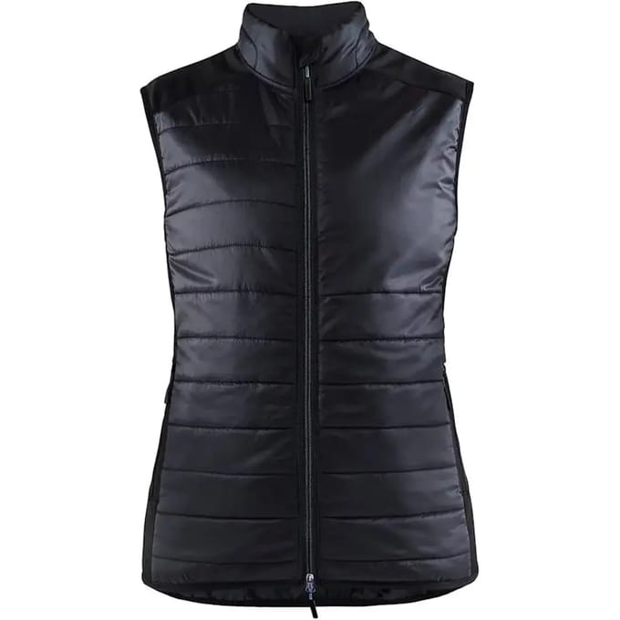 Blaklader Dames bodywarmer gevoerd 3864-2030 - Zwart/Donkergrijs - S