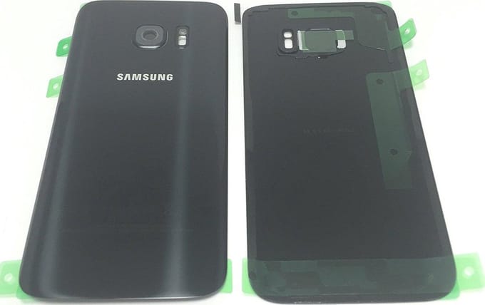 Samsung Galaxy S6 Edge Batterij Cover Zwart  - originele kwaliteit