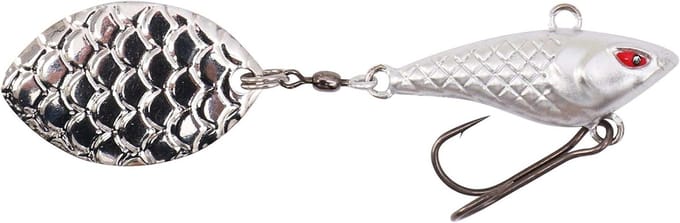 Spinneraas - Jig Lokaas - Vissen - Spinner Wobbler Combinatie - 7 cm 9 g - Zilver