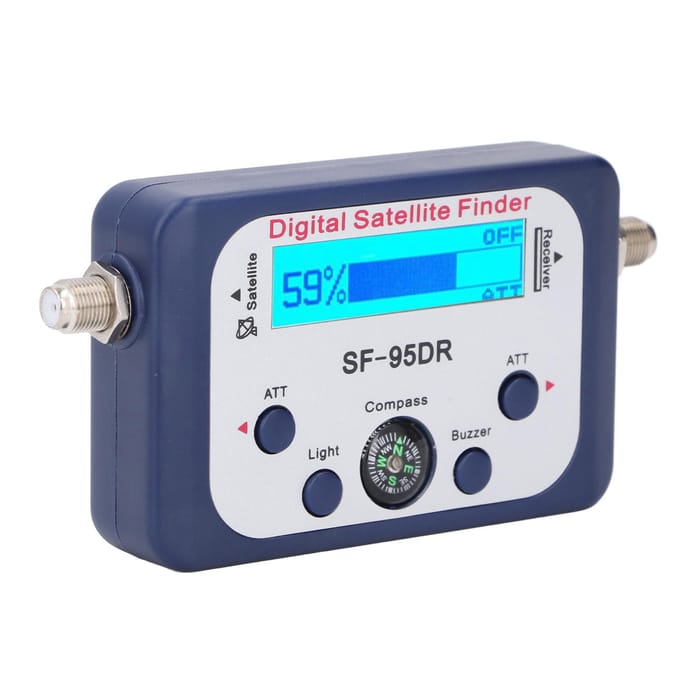 Digitale Satellietsignaalzoeker 950?2150MHz LCD-scherm met achtergrondverlichting Draagbare Satellietzoeker