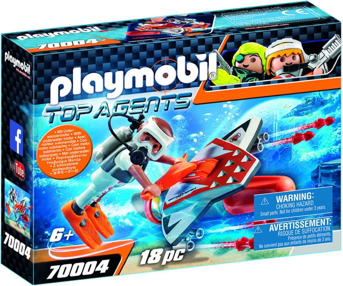 PLAYMOBIL  SPY TEAM Onderwaterjet - 70004