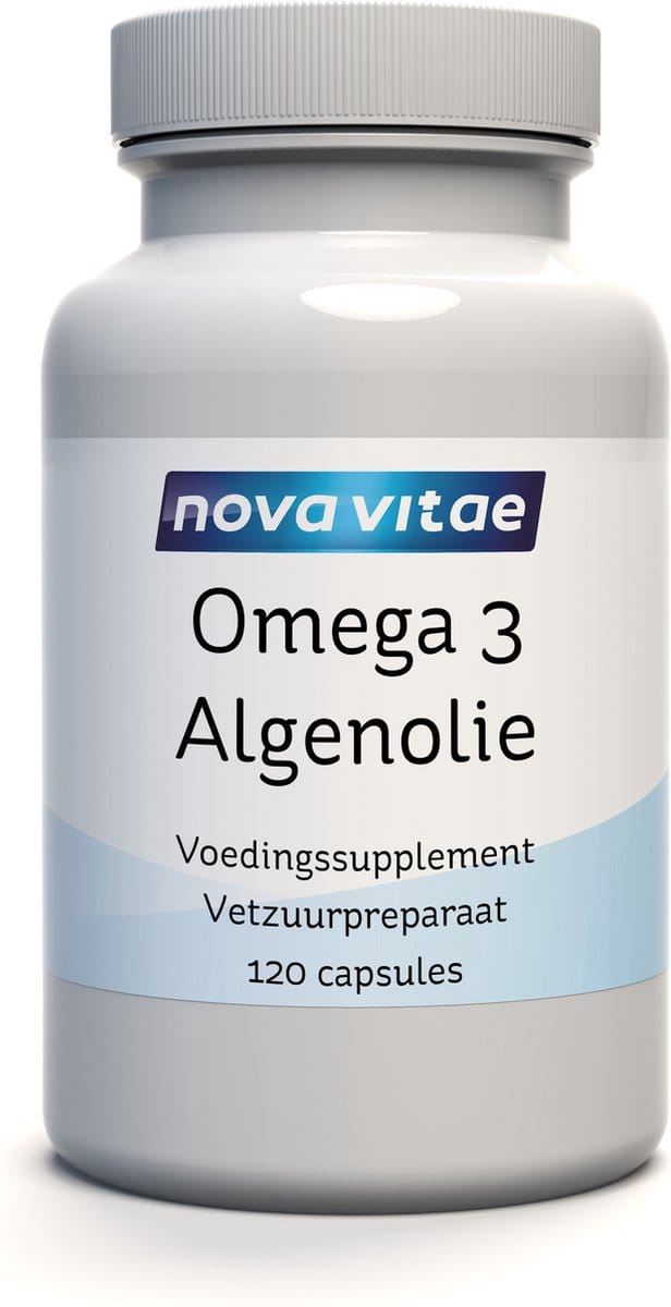 Nova Vitae - Omega 3 - Algenolie - Vegan - DHA 200 mg - 120 capsules