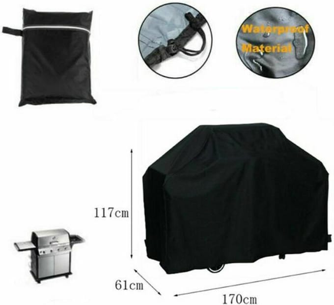 Barbecue BBQ beschermhoes XXL 170x117x61cm