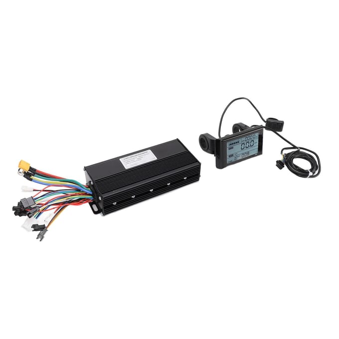 Elektrische Fiets Ombouwset 36V 48V 52V 40A Sinusgolf Borstelloze Controller en S900 LCD-display black