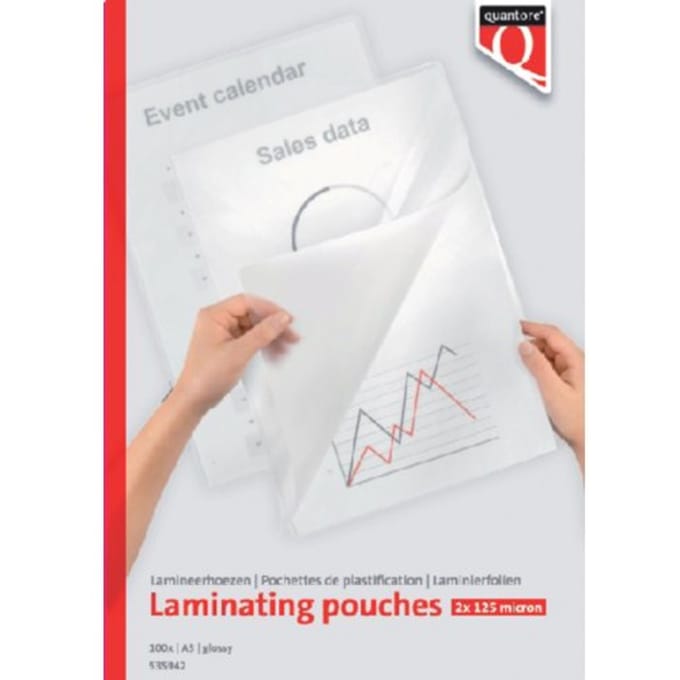 Lamineerhoes Quantore A3 2x125micron 100 stuks