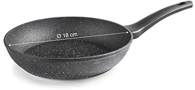 Koekenpan Ø 18 cm - Antiaanbaklaag en Ergonomische Handgreep
