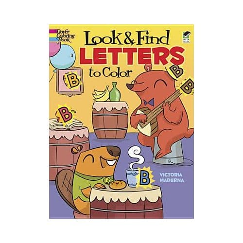 Look & Find Letters To Color - Maderna