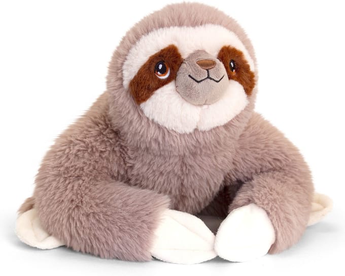 Pluche knuffel luiaard - 25 cm - Dieren knuffelbeesten