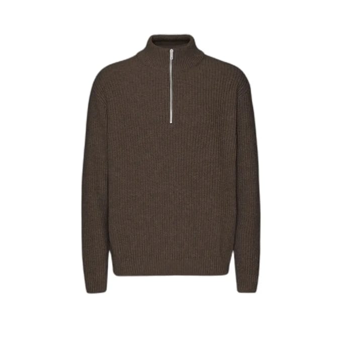 Trui met ritssluiting van wol Colorful Standard Merino