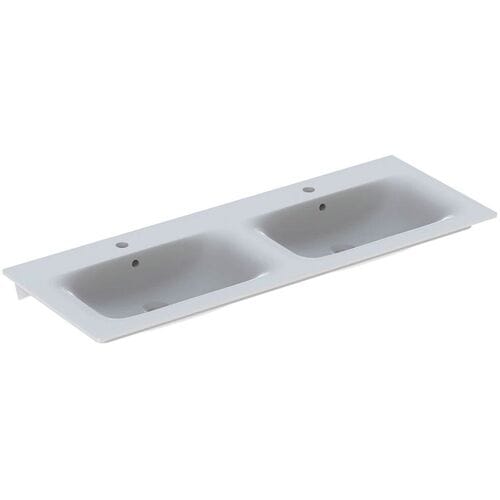 Geberit Renova Plan double furniture washbasin 130 x 48 cm 122230000