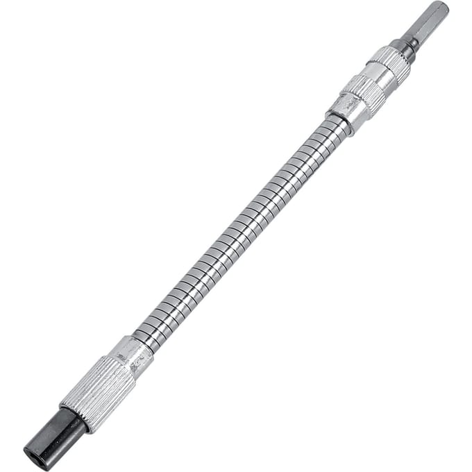 Tournevis d'extension de 14 pouces avec tige flexible et porte-embouts