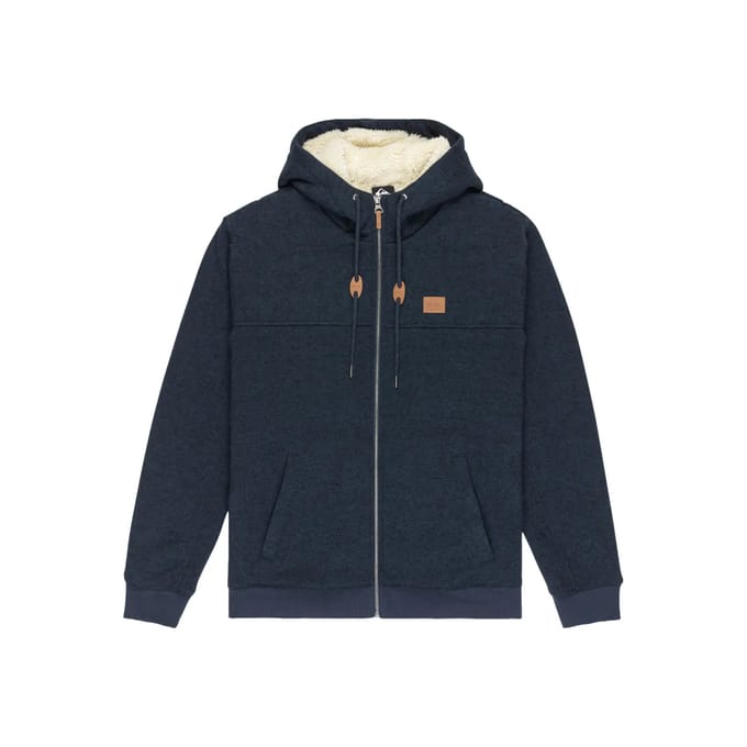 Quiksilver Cypress Keller Sweatshirt Met Rits Blauw S Man