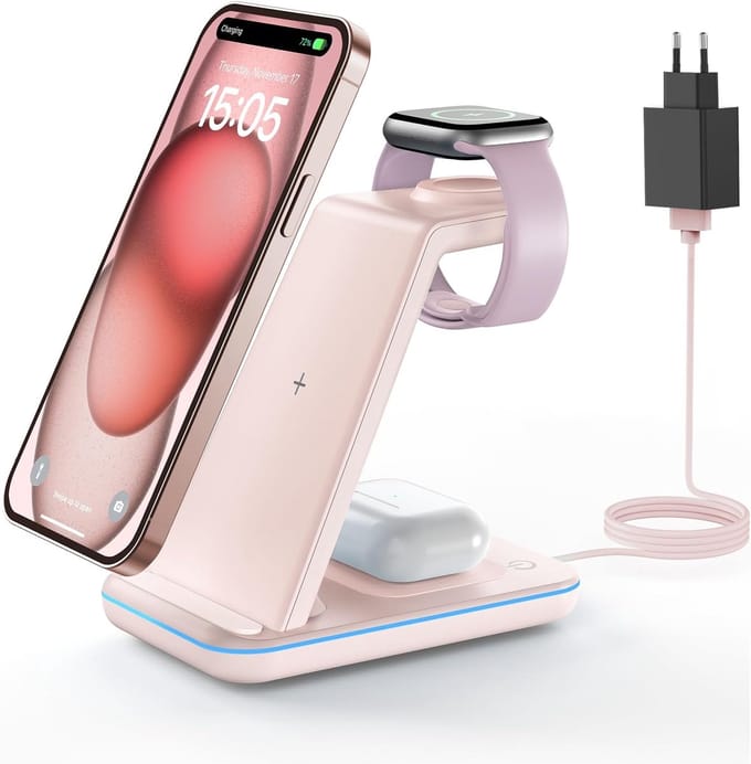Draadloze iPhone Oplader – Wireless Charger – Draadloze Lader - oplader pad