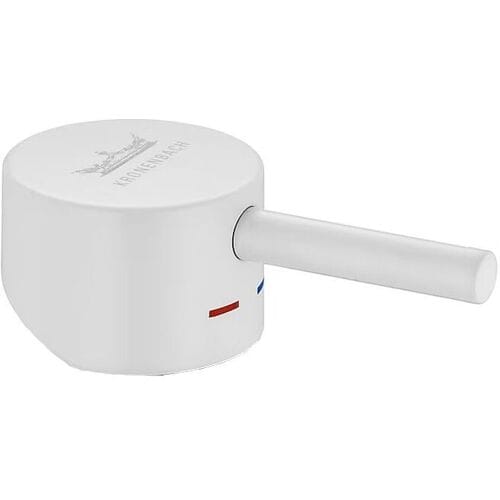 Kronenbach replacement handle Lima 2.0 White for exposed shower mixer and bath filler 6029004