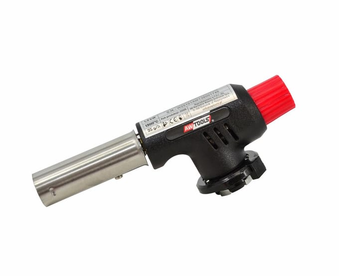 Awtools AW13800 - Gaspal Brander - Piezo-elektrische Ontsteking - Ergonomisch