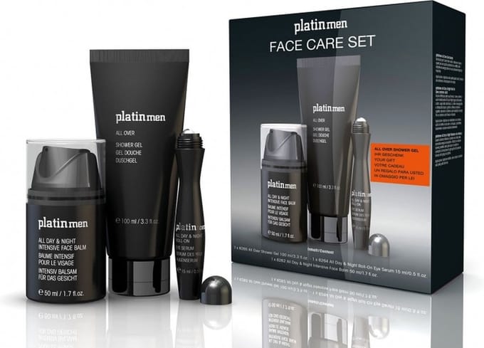 Etre Belle - Platin men - Dagcrème - Kado Set - 3 producten