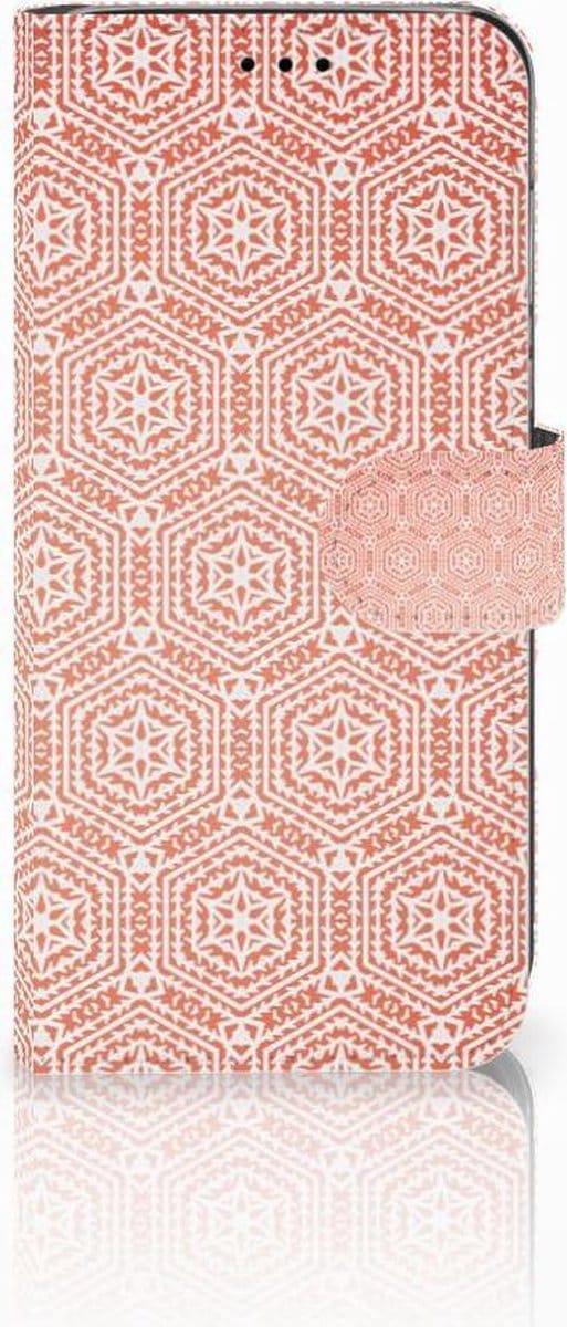 Huawei P20 Lite Telefoon Hoesje Pattern Orange