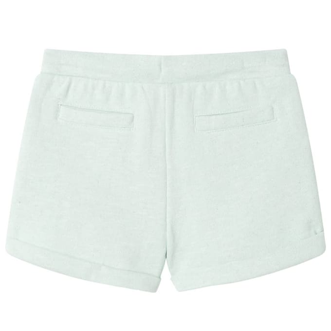 vidaXL - Kindershorts - met - trekkoord - 128 - gemengd - lichtmintkleurig