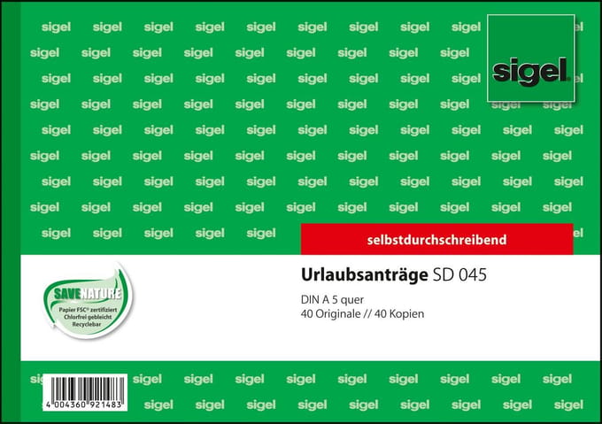 SD045 - 80 sheets - A5 q - Green