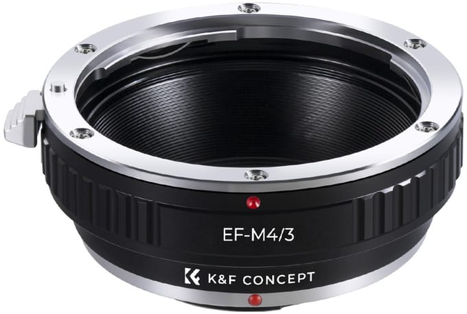 K&F Adapter Micro 4/3 Camera naar Canon EF Lens