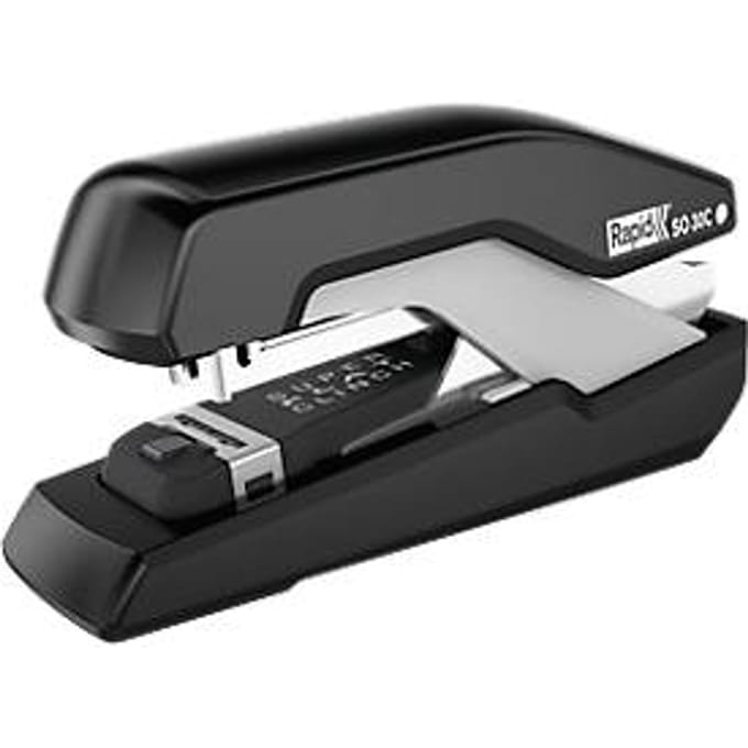 Rapid SO30C Flat Clinch Bureau Nietmachine - Niet tot 30 Vel - Zwart