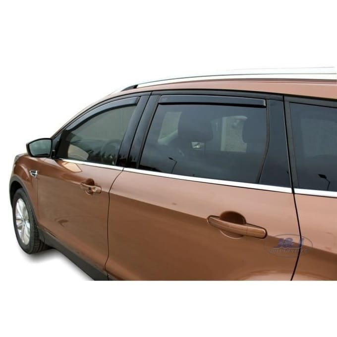 Luchtdeflectoren - J&;J AUTOMOTIVE - Heko - Getint - Voor Ford Kuga 2 - 2013-2019