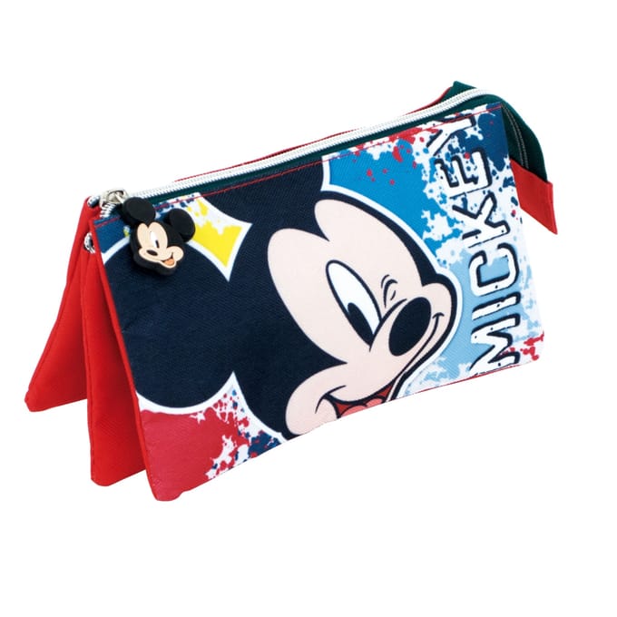 Disney Etui Mickey Mouse 21 X 3,5 X 11 Cm Polyester Rood