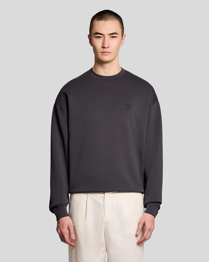 Ontspannen Rundekraag Sweatshirt